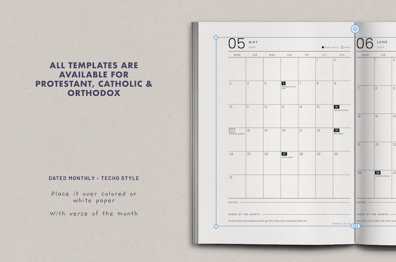 Digital Bible Planner 2027, Daily Bible Verse, Prayer Journal & Sermon ...