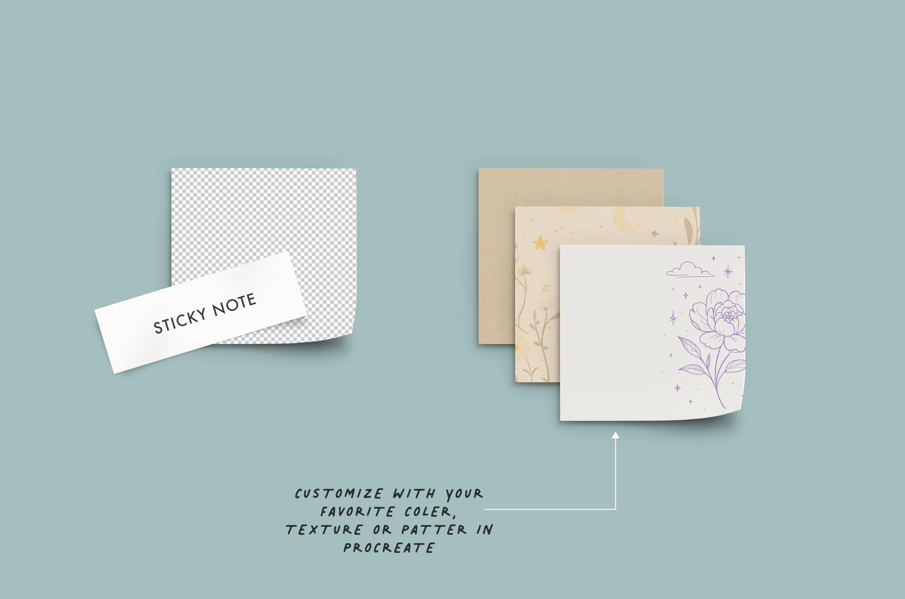 Procreate Notes Template Procreate Notes Creator Kit With Mockups - Etsy