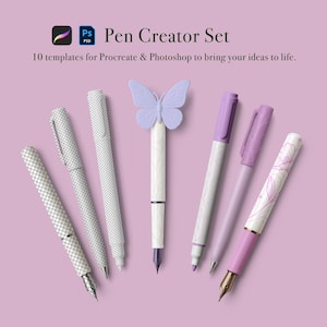 Procreate Pens Creator Kit with Mockups