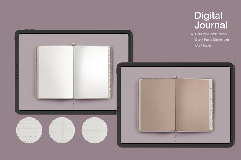 Realistic Journal.pdf Realistic Digital Journal With Dashboard as Goodnotes or as PDF Neural ...