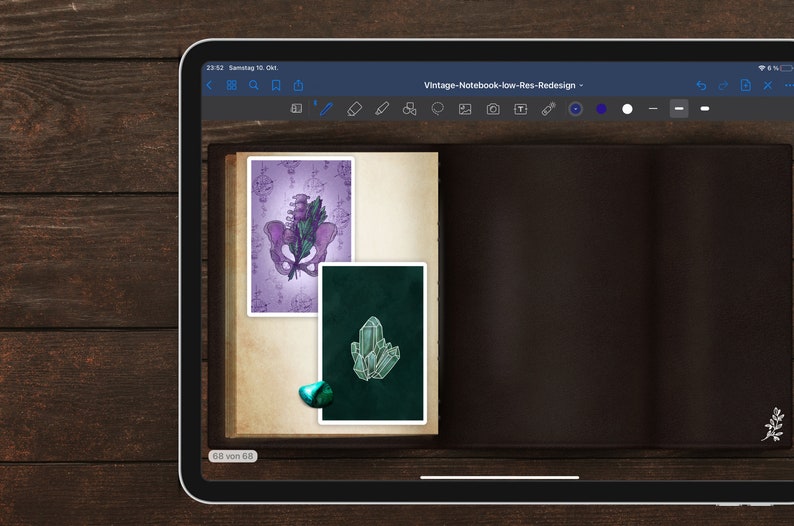 Digital Grimoire, Book of Shadows, Notebook for Goodnotes image 6