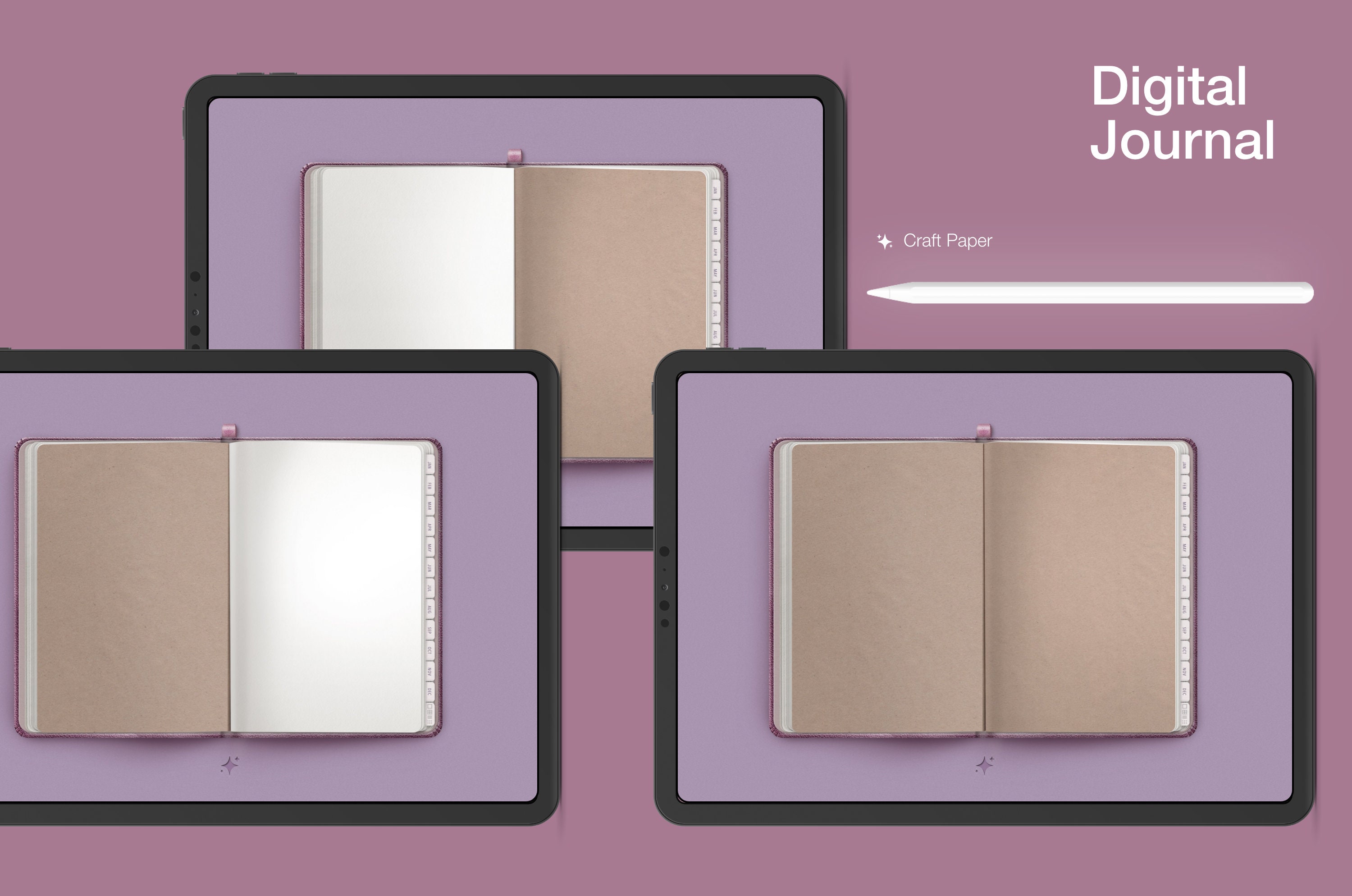Realistic Journal.pdf Realistic Digital Journal With Dashboard as Goodnotes or as PDF - Etsy ...