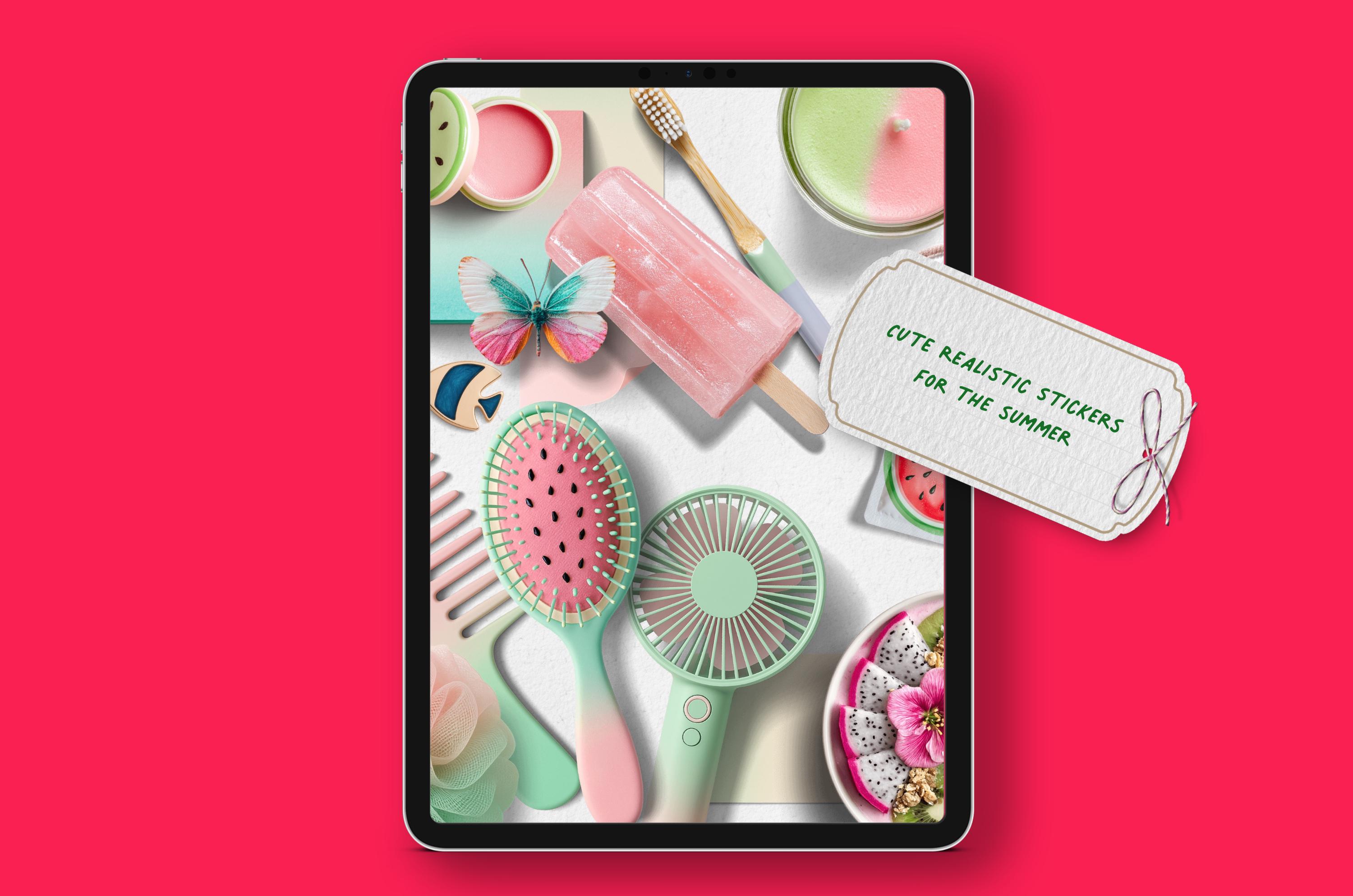 Watermelon Digital Sticker Realistic Digital Stickers - Watermelon Design - PNG, Goodnotes and ...