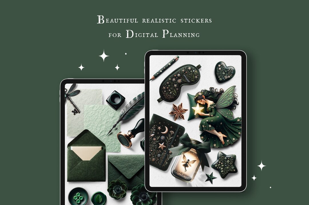 Digital Sticker – Digital Scrapbooking Stickers, 51 PNG Sticker and ...