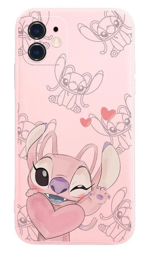 Coque téléphone pour Iphone 11 Lilo Und Stitch Ohana Cute Sweet Disney 20  Dessins
