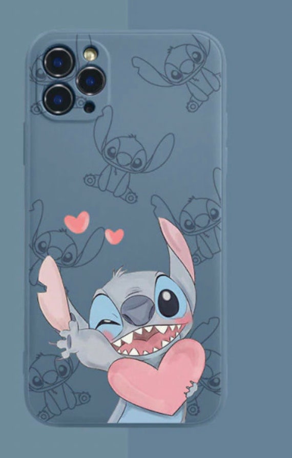 Coque téléphone pour Iphone 11 Lilo Und Stitch Ohana Cute Sweet Disney 20  Dessins