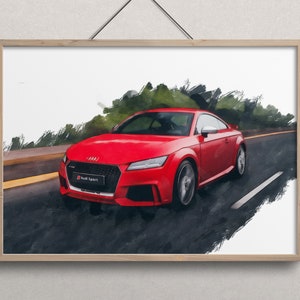 Gifts for Boyfriend / Custom car portrait / Personalised car sketch / First car sketch / Gift for car lovers / Gifts for him