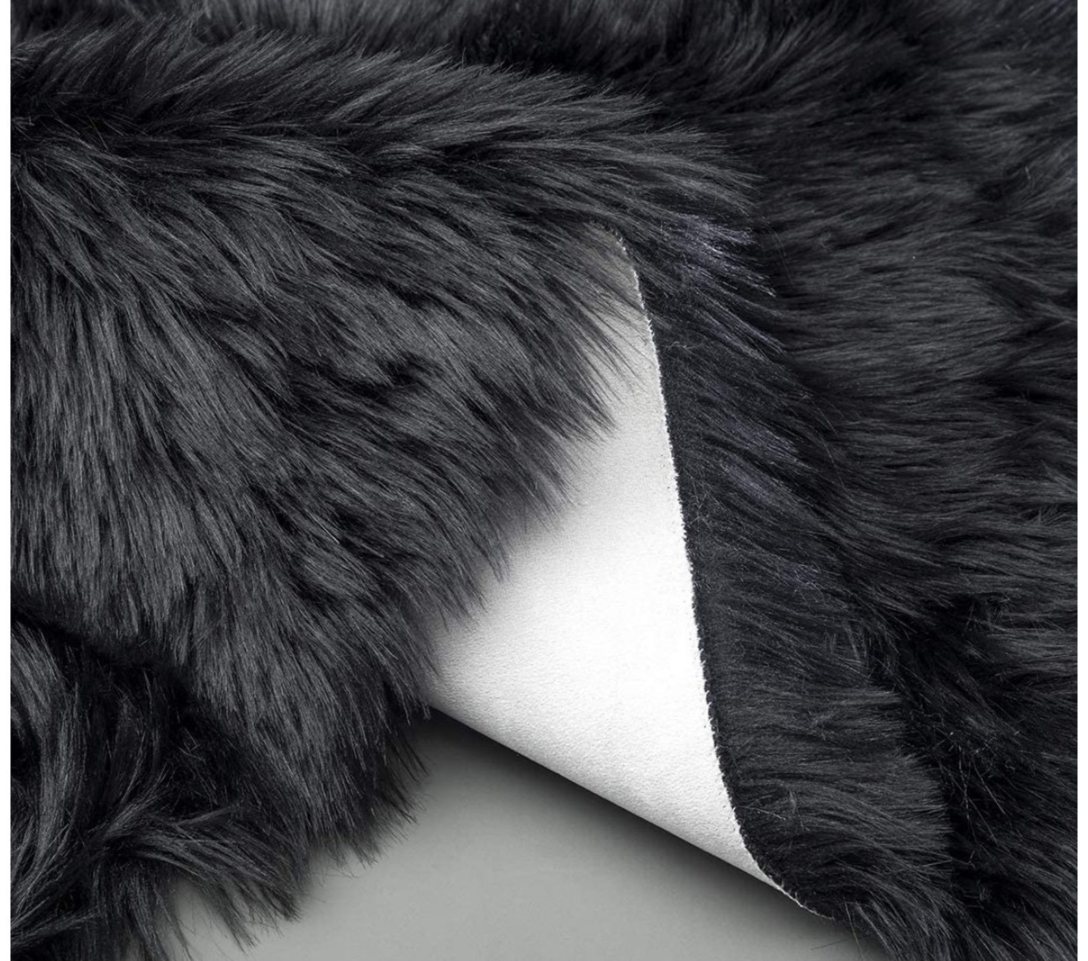 Black Fur Rug Soft Rug Sheepskin Rug Nursery Rug Rugs For Etsy