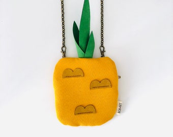 Pineapple mini purse bag