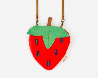 Strawberry Mini Purse Bag