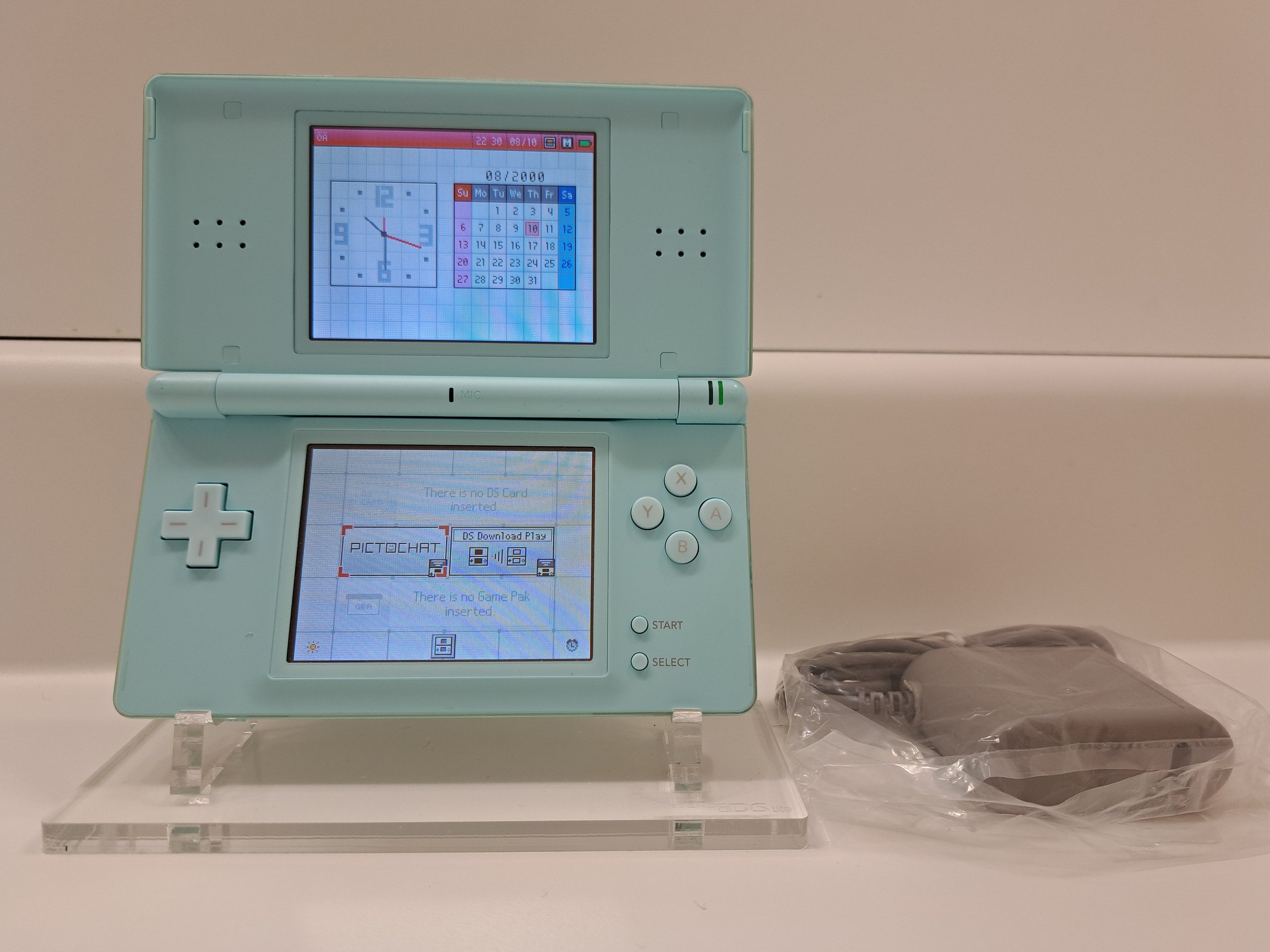 Nintendo DS Lite Console With Charger Powder Blue Region Free Etsy