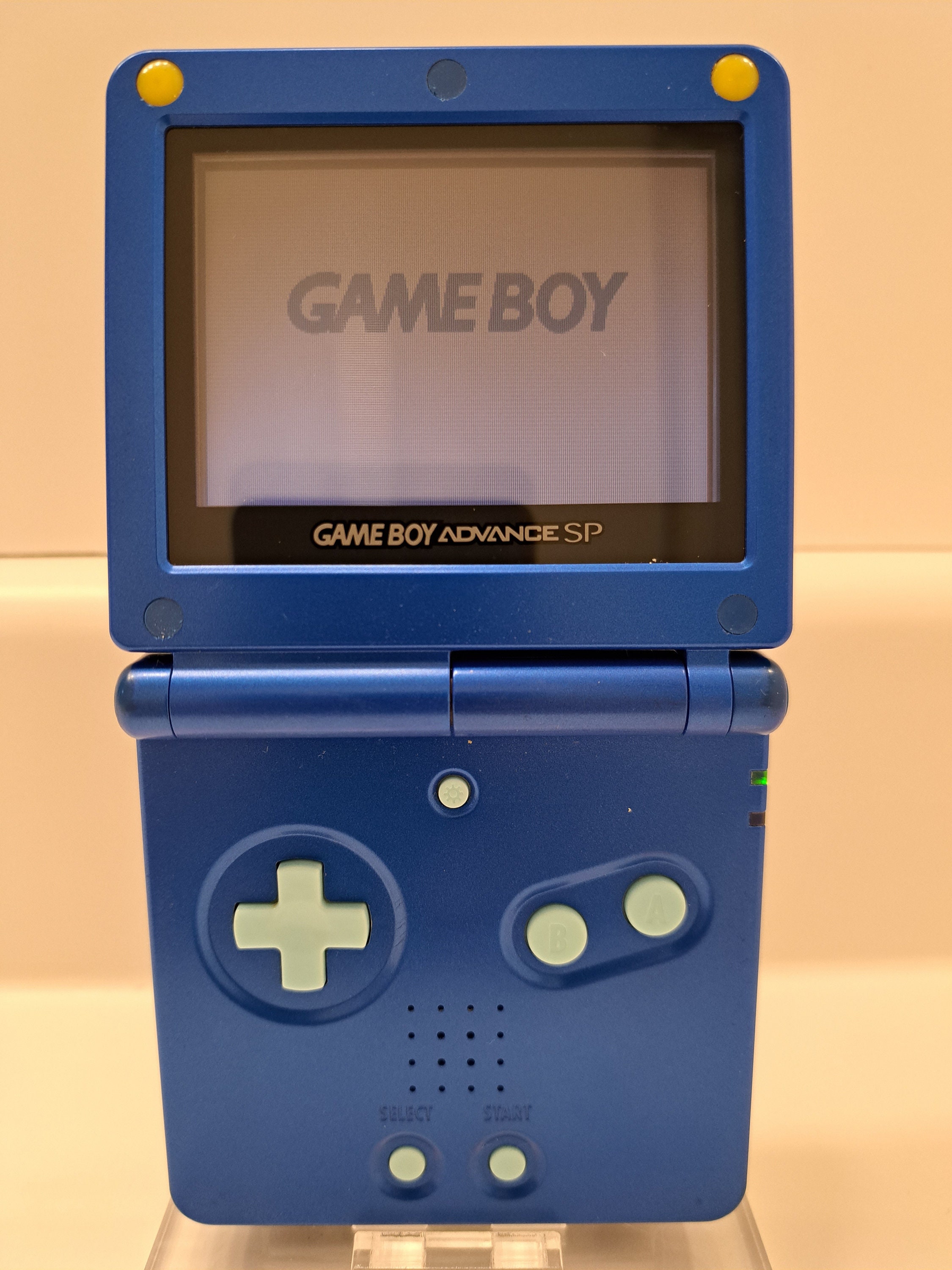 Rare Blue Gameboy Advance SP 100% GENUINE Rockman japanese - Etsy