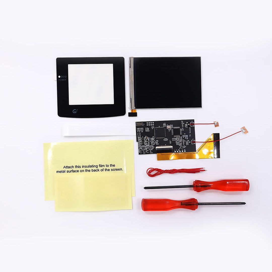 Gameboy Color Backlit Mod IPS V2 LCD Screen Upgrade 8 Color - Etsy