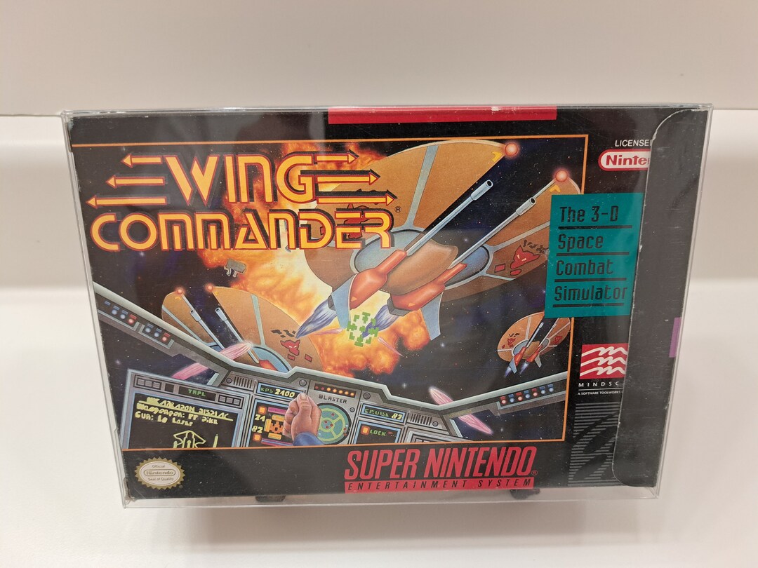 Super Nintendo SNES Wing Commander CIB COMPLETE in Box Etsy