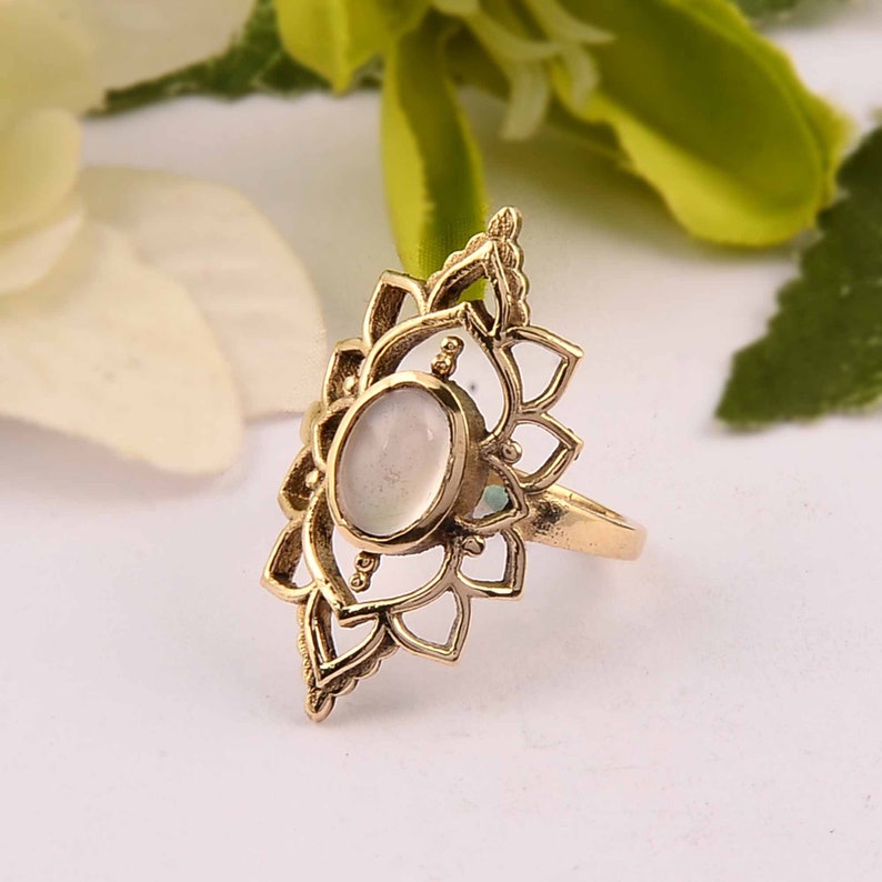 Vintage Ring Unique Ring Moonstone Ring,Custom Ring,Stacking Ring,Party Wear Ring,Rings For Women,Promise Ring,Dainty Ring Cocktail Ring