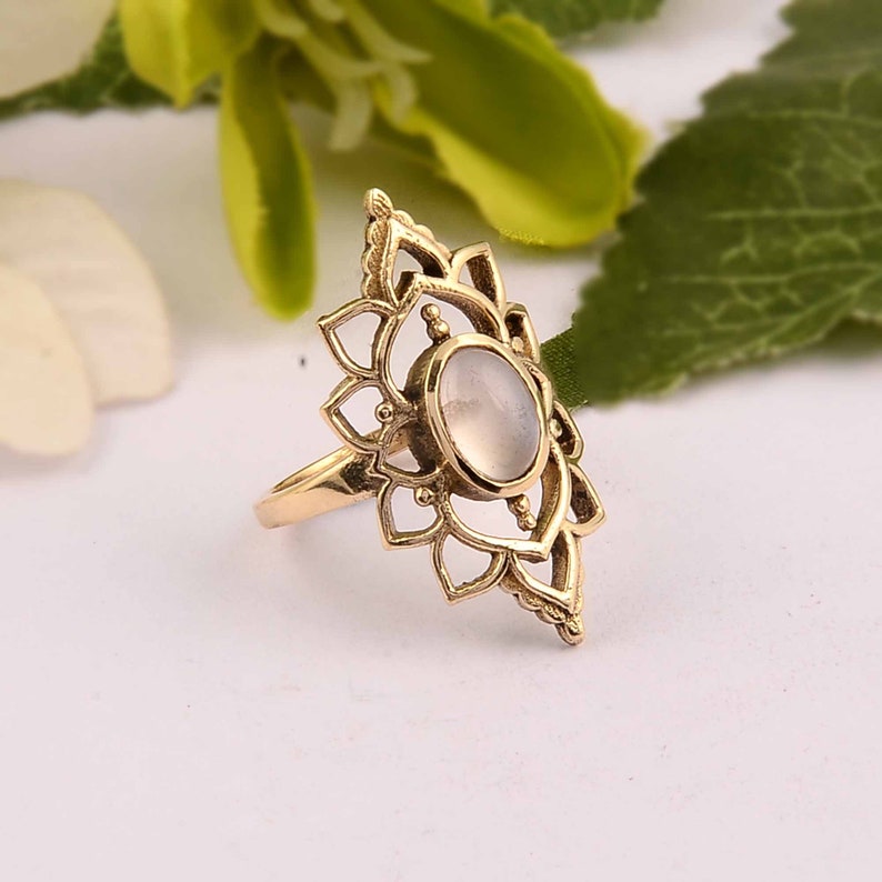 Vintage Ring Unique Ring Moonstone Ring,Custom Ring,Stacking Ring,Party Wear Ring,Rings For Women,Promise Ring,Dainty Ring Cocktail Ring