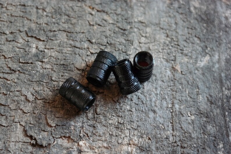JDM Shocker Tire Valve Stem Caps Set of Four Black Stem Caps Etsy