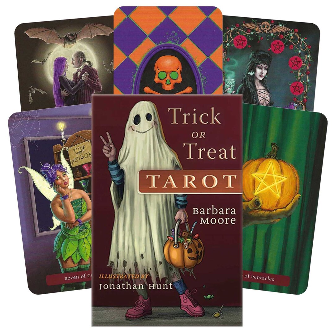 Trick or Treat Tarot Cards Llewellyn Etsy Canada