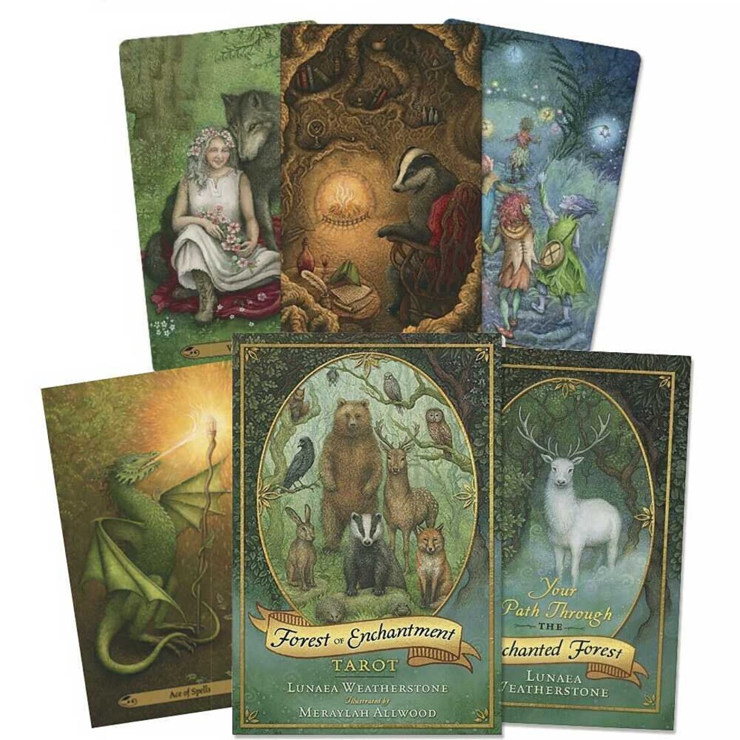 Forest of Enchantment Tarot Cards Llewellyn Etsy