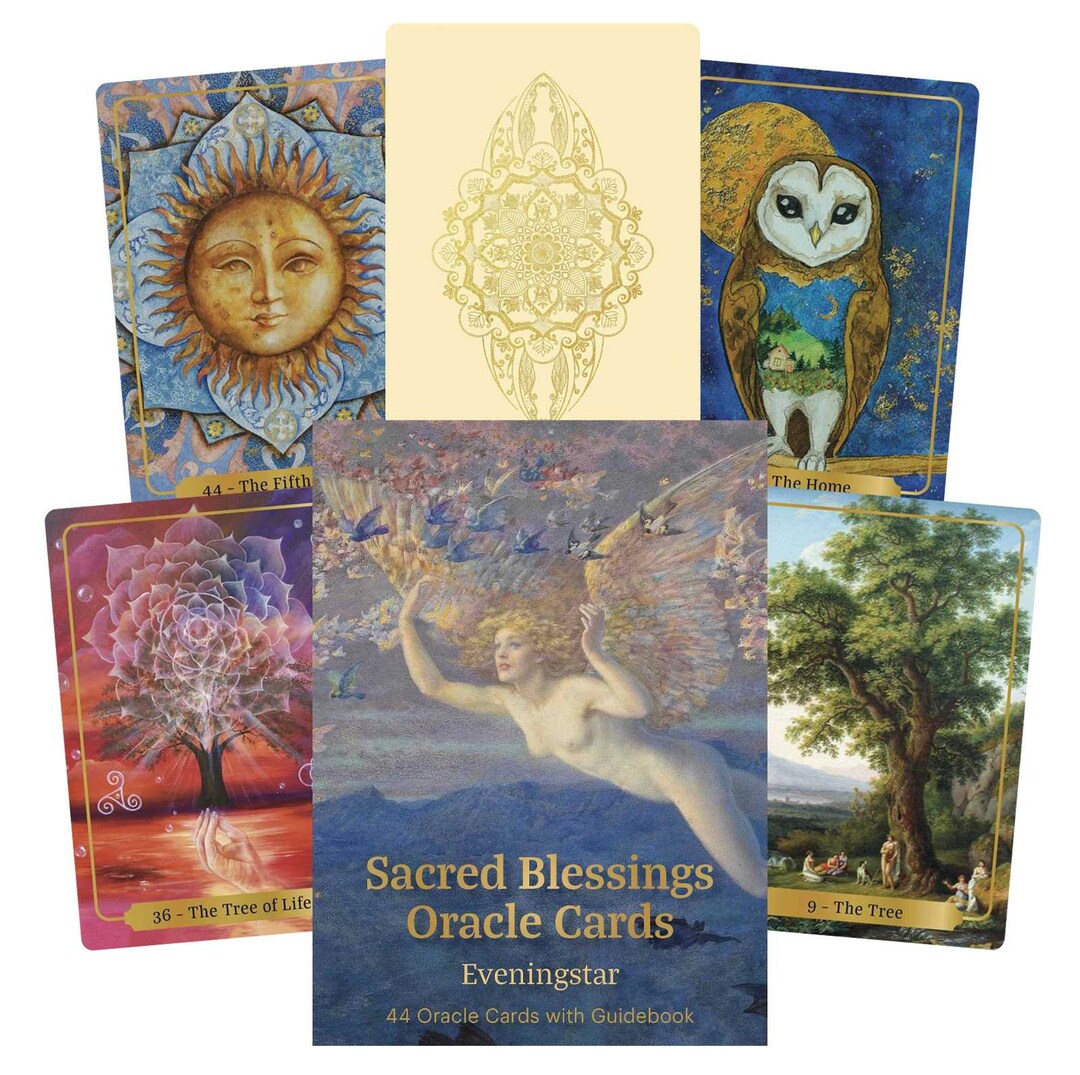 Sacred Blessings Oracle Cards Animal Dreaming Etsy