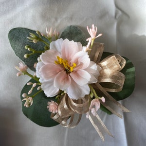 Blushing Pin on Corsage