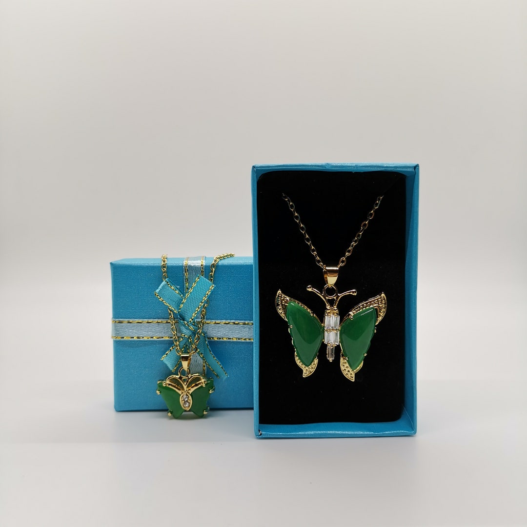 Collier Pendentif En Jade Jaune Naturel - Protection Chance Spirituelle, Neuf Sans Emballage