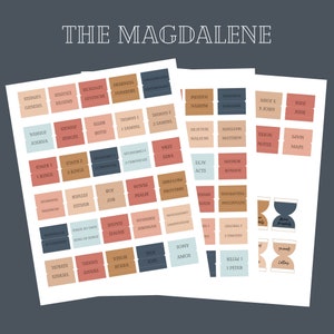 Printable Bible Tabs + Literary Division Tabs || The Magdalene PDF