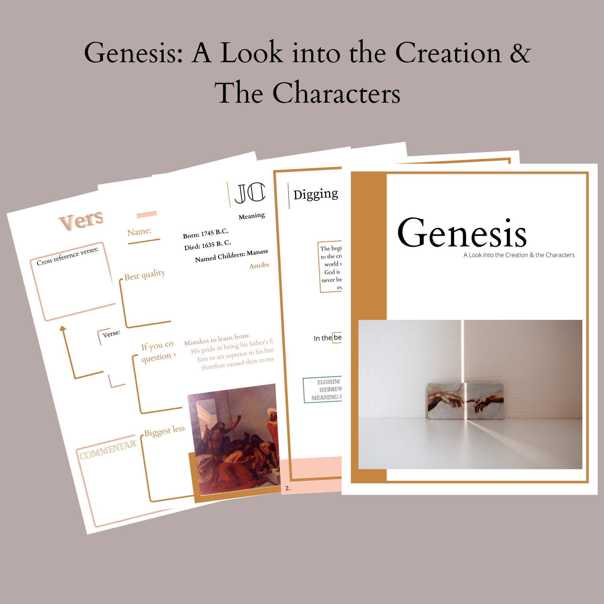 Printable Bible Study On Genesis 1 Pdf