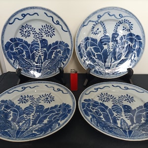 4 Rare Chinese Porcelain Kangxi Plates