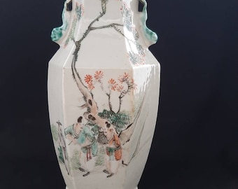 Antique Chinese porcelain Qianjiang Cai vase 19TH C.