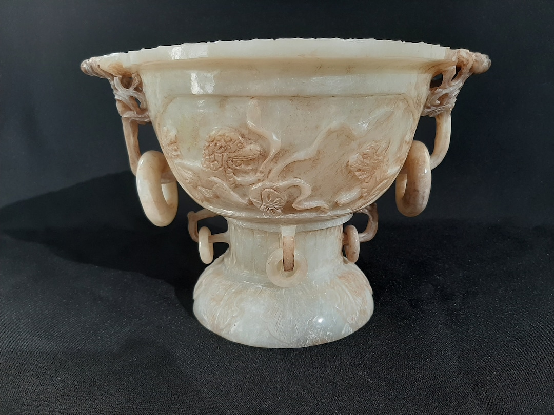 Chinese Jade Dragon Incense Burner 19th C. Etsy