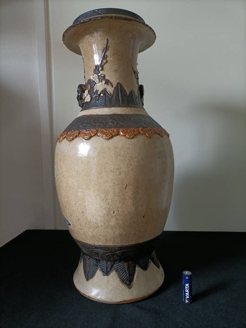 A Rare and Large Antique Porcelain Chinese Nanking Vase Etsy