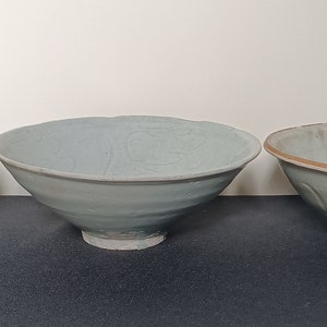 A Yaozhou celadon conical bowl, Northern Song dynasty 北宋耀州青釉