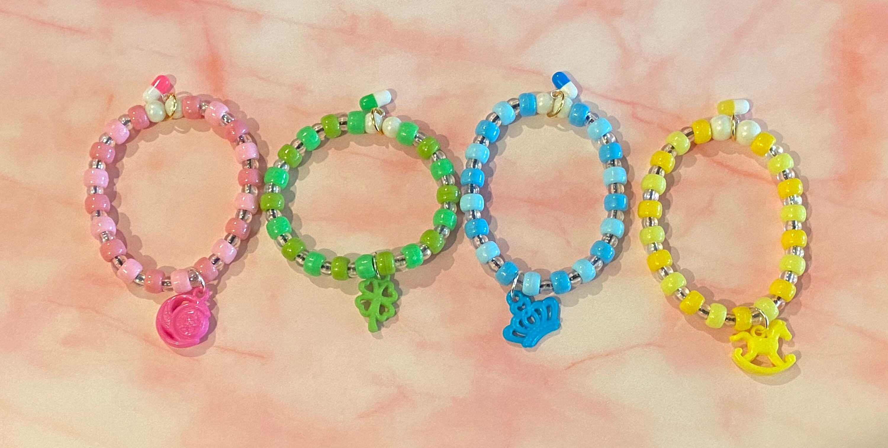 国内で当店のみ ILLUSORY - Mixed Beads Charm Bracelet HDB3342.jpg?v=1621903600