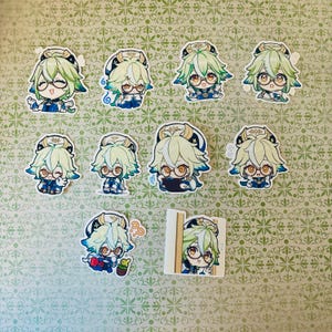 Adesivos de bate-papo do Genshin Impact Adesivos de pinturas de Paimon de sacarose Emotes de GI Emoji Emote de bate-papo Chibi