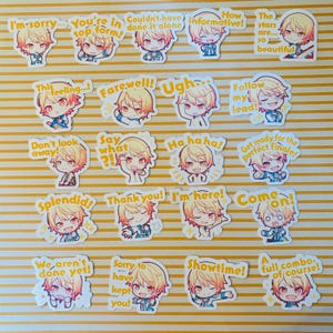 Progetto Sekai Colorful Stage Wonderland Wonderlands x Showtime Wondershow WxS Tsukasa Tenma Flake Adesivi Proseka Stamps Emotes PRSK