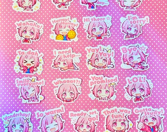 Project Sekai Colorful Stage Wonderland Wonderlands x Showtime Wondershow WxS Emu Otori Flake Stickers Proseka Stamps Emotes PRSK