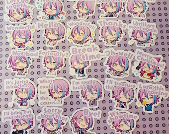 Project Sekai Colorful Stage Wonderland Wonderlands x Showtime Wondershow WxS Rui Kamishiro Flake Stickers Proseka Stamps Emotes PRSK