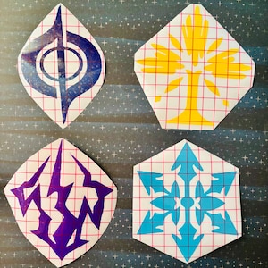 Type Decals - Honkai Star Rail HSR Physical Fire Ice Lightning Wind Imaginary Quantum