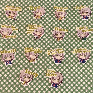 Project Sekai bunte Bühne leo/Need leoNeed leo Brauch Shiho Hinomori Chat Emoji Emotes Stationery L/N LN Flake Stickers
