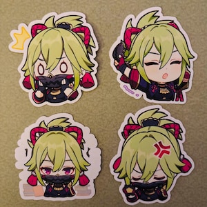 Genshin Auswirkungen Chat-Aufkleber Kuki Shinobu Arataki Gang Paimons Gemälde Aufkleber GI Emotes Emoji Chat Emote Chibi