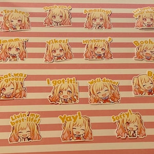 Project Sekai Bunt leo/Need leoNeed leo Brauchen Saki Tenma Stamp Chat Emoji Emotes Stationery L/N LN Flake Stickers
