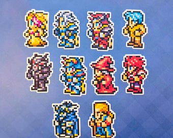 ファイナルファンタジーII ビニール製紙ステッカー：レコードキーパー