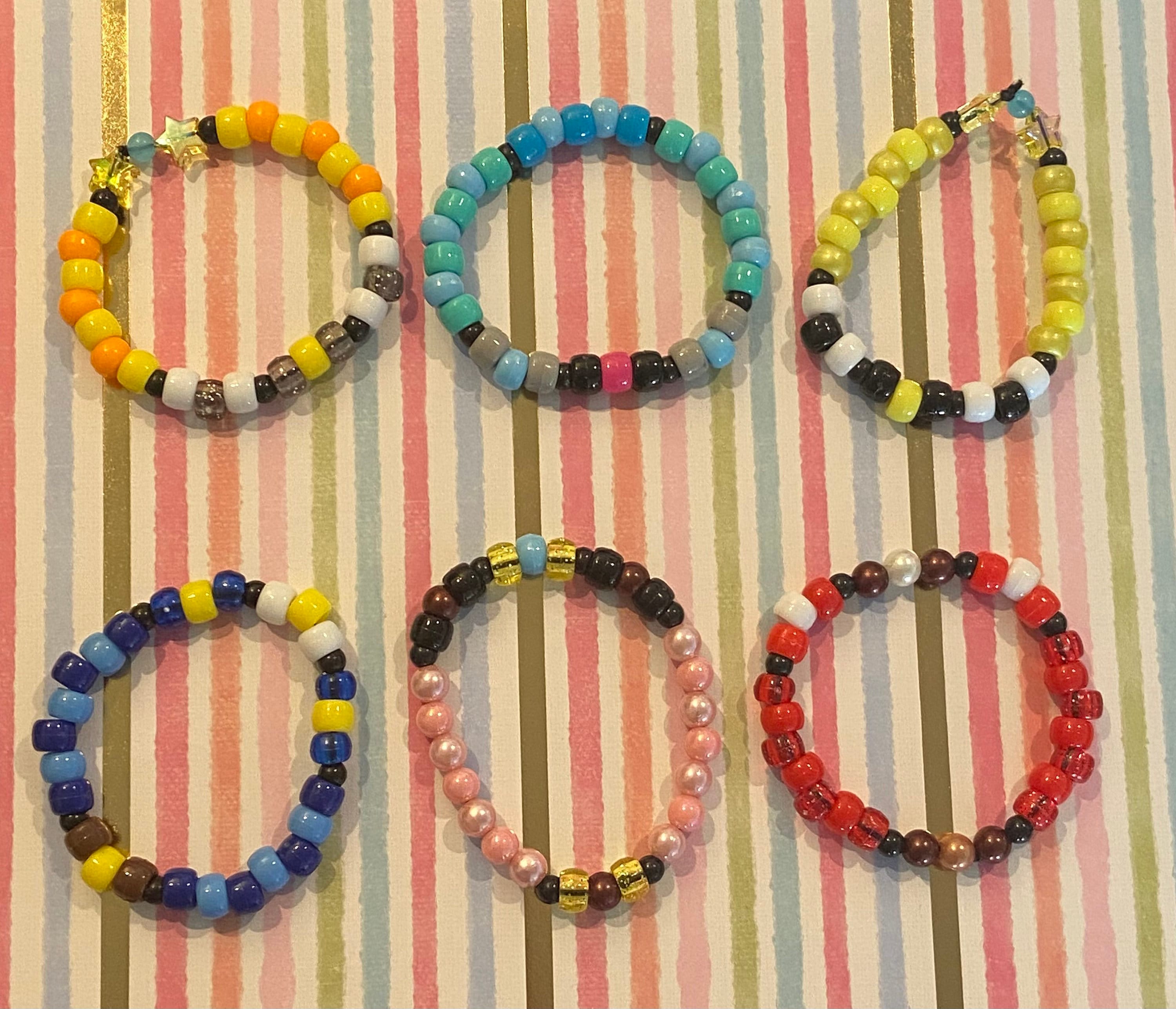 Vocaloid Kandi Beaded Bracelet: Hatsune Miku, Kagamine Rin & Len