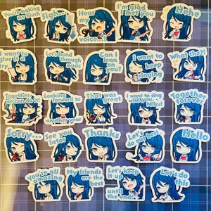 Project Sekai Bunt leo/Need leoNeed leo Brauch Ichika Hoshino Stamp Chat Emoji Emotes Stationery L/N LN Flake Stickers