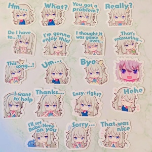 Proyecto Sekai Escenario colorido País de las maravillas Wonderlands x Showtime Wondershow WxS Nene Kusanagi Pegatinas Flake Sellos Proseka Emotes PRSK
