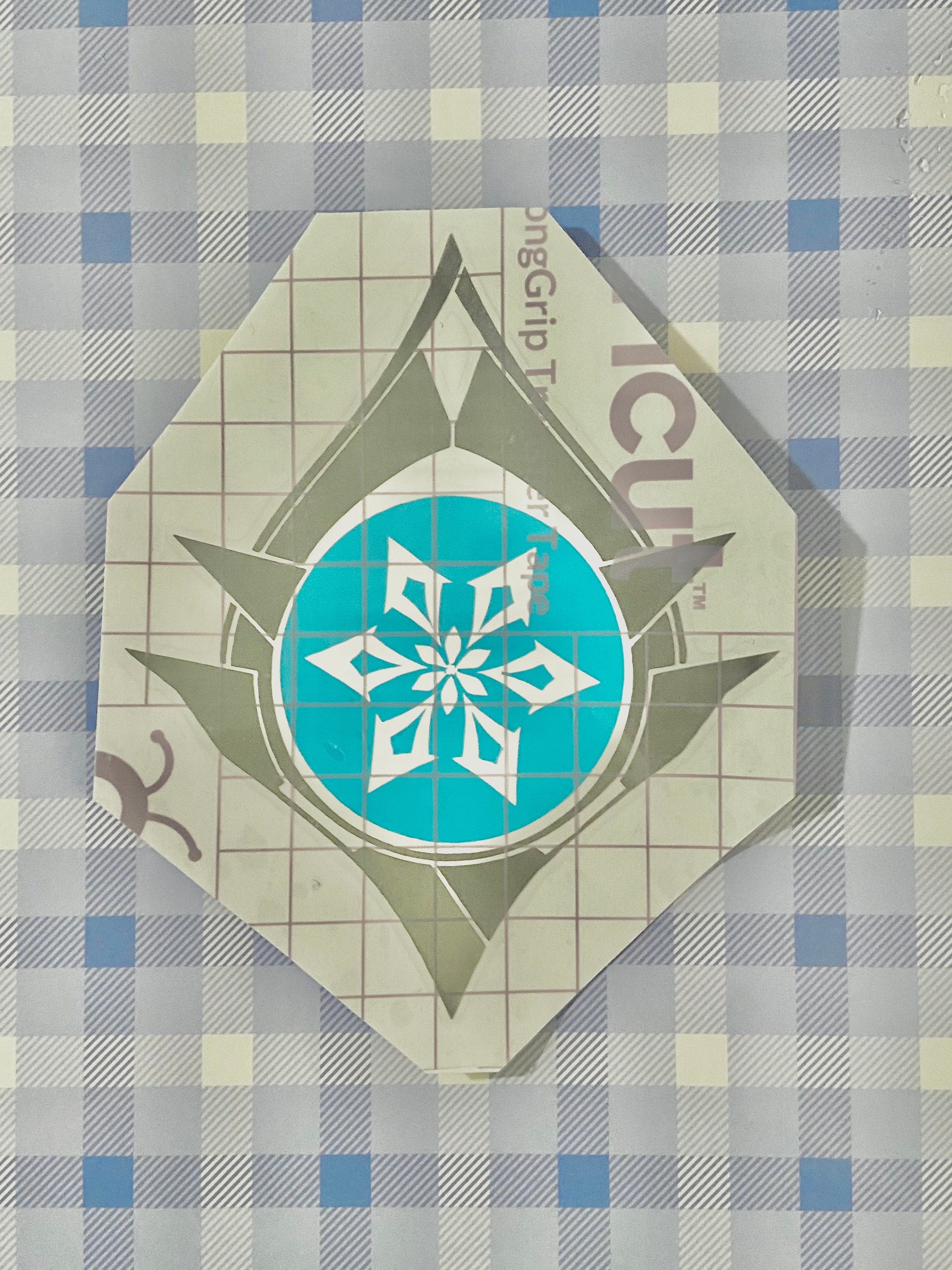 Snezhnaya Vision Decal | Genshin Impact Inspired, Weatherproof