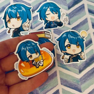 Genshin Auswirkungen Chat-Aufkleber Xingqiu Liyue Paimon Gemälde Aufkleber GI Emotes Emoji Chat Emote Chibi