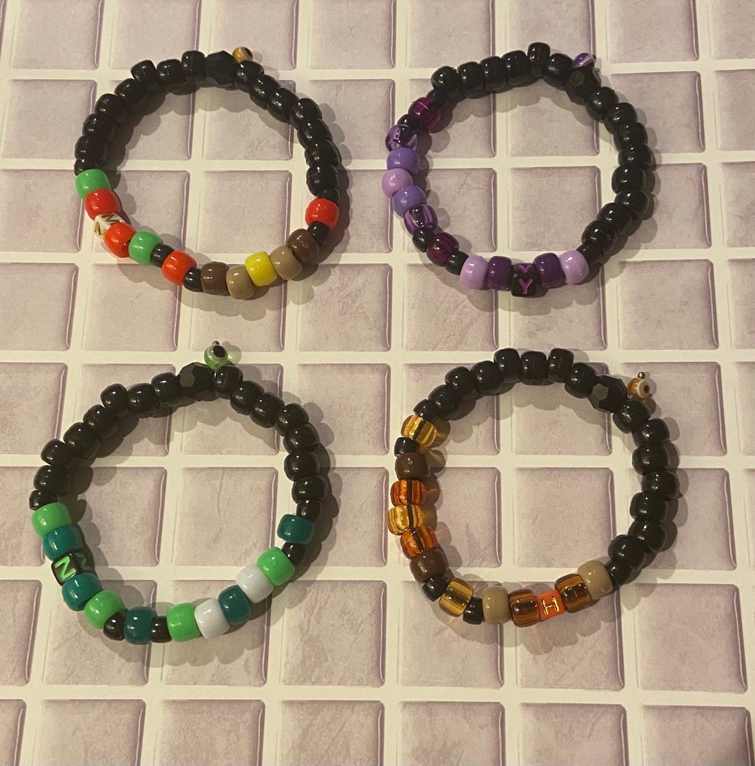 ●tow tow archive● Maze Bracelet Moon Blue TBH42ABTB028 Elastic Beaded Bracelet - Blue Moon – 200moons