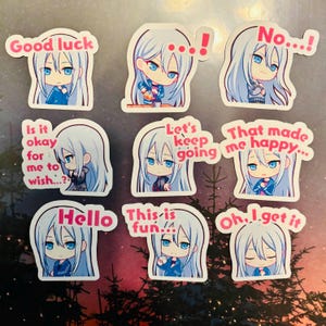 Project Sekai Colorful Stage Nightcord at 25:00 25ji Kanade Yoisaki Flake Stickers Proseka Stamps Emotes PRSK